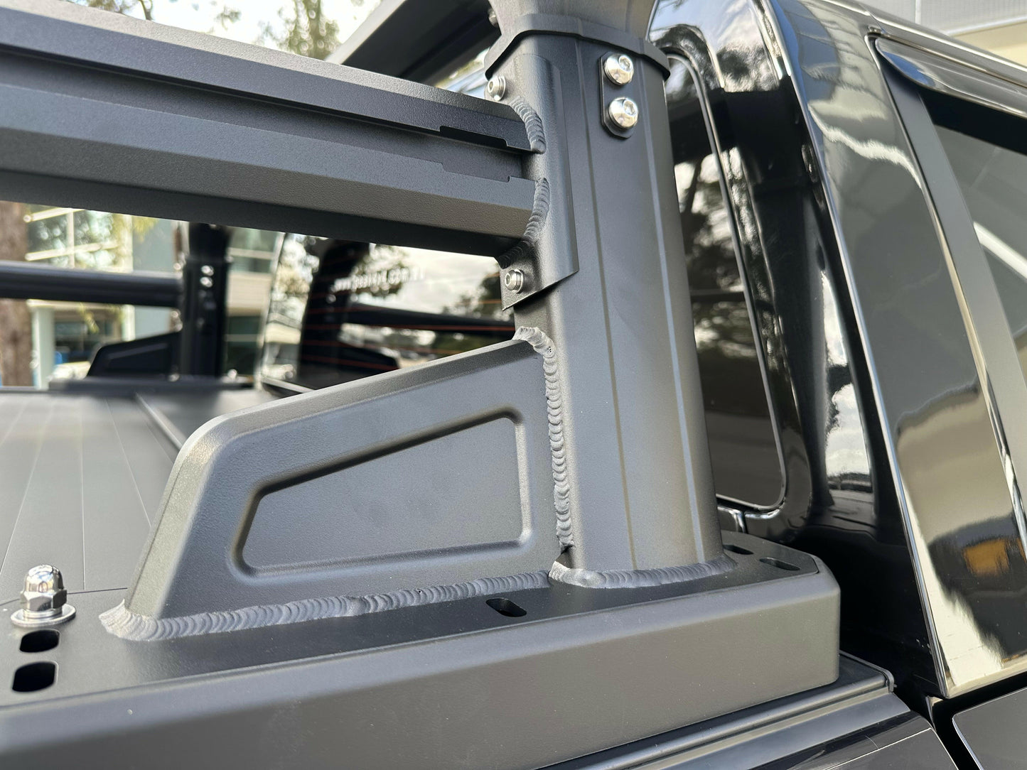 Ladder Rack System for SsangYong Musso (BLACK).