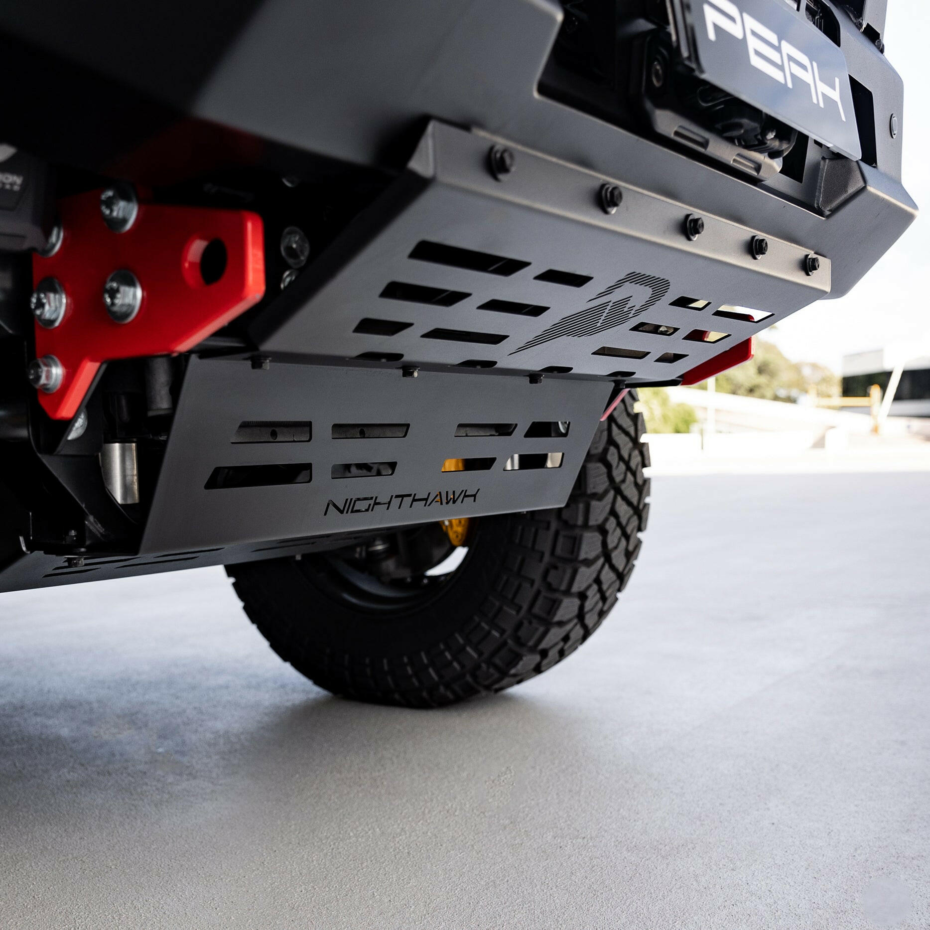 PEAK R1 NightHawk Steel Bull Bar For SsangYong Rexton (Triple Loop).