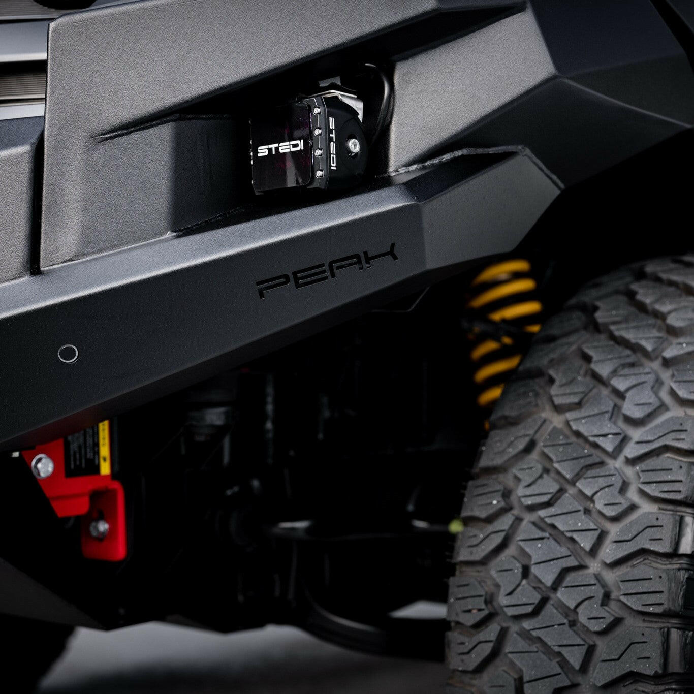 PEAK M1 NightHawk Steel Bull Bar For SsangYong Musso (Single Loop).