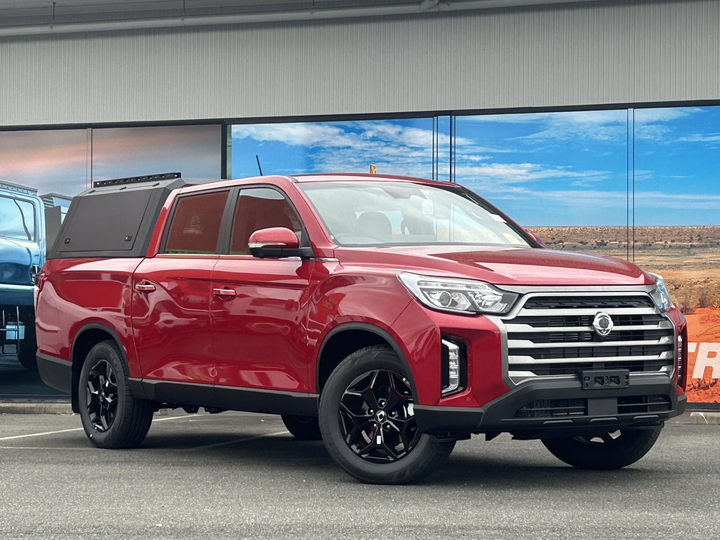 Heavy Duty Aluminium Canopy for SsangYong Musso - Long Wheel Base