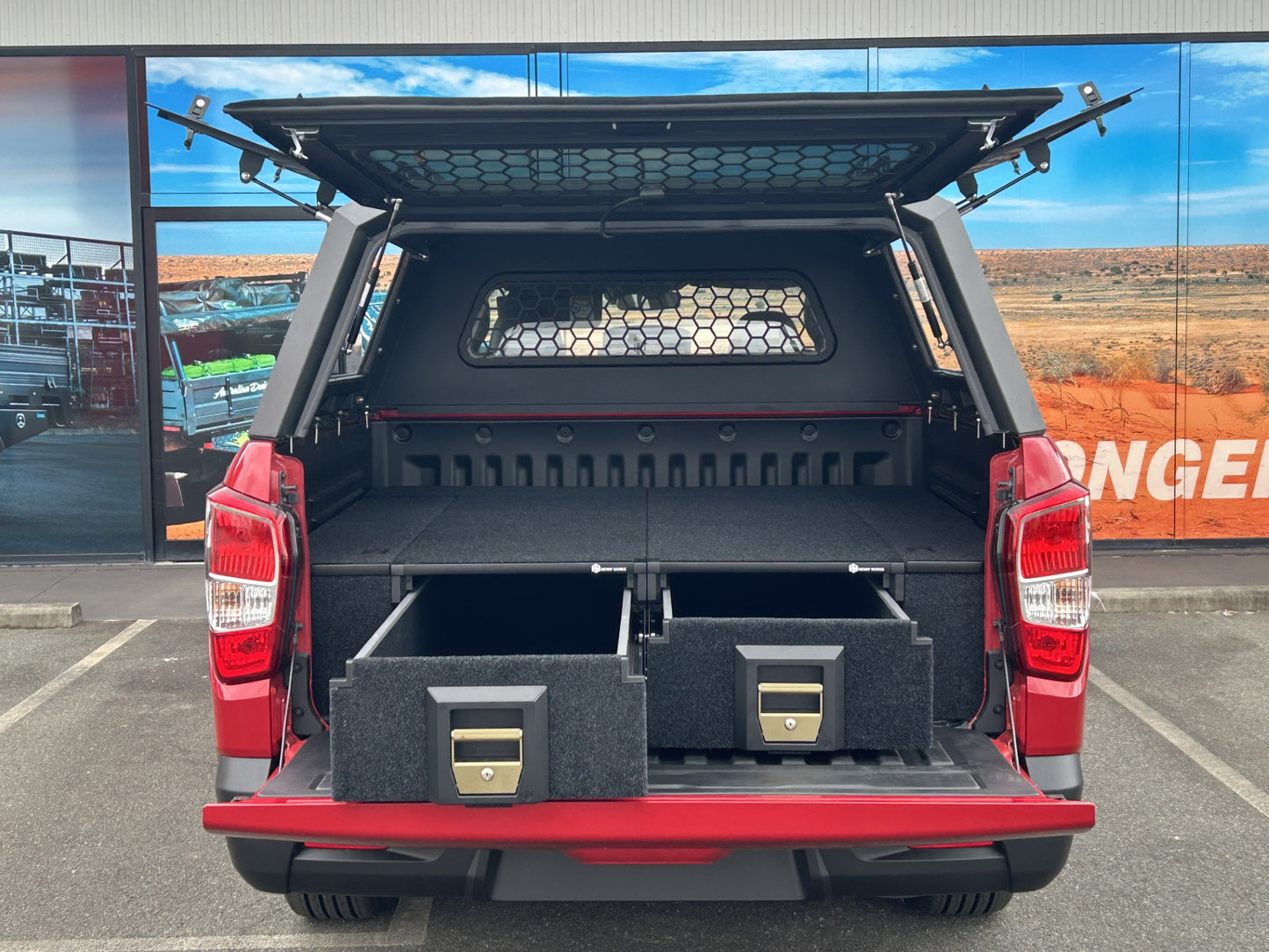 Heavy Duty Aluminium Canopy for SsangYong Musso - Long Wheel Base