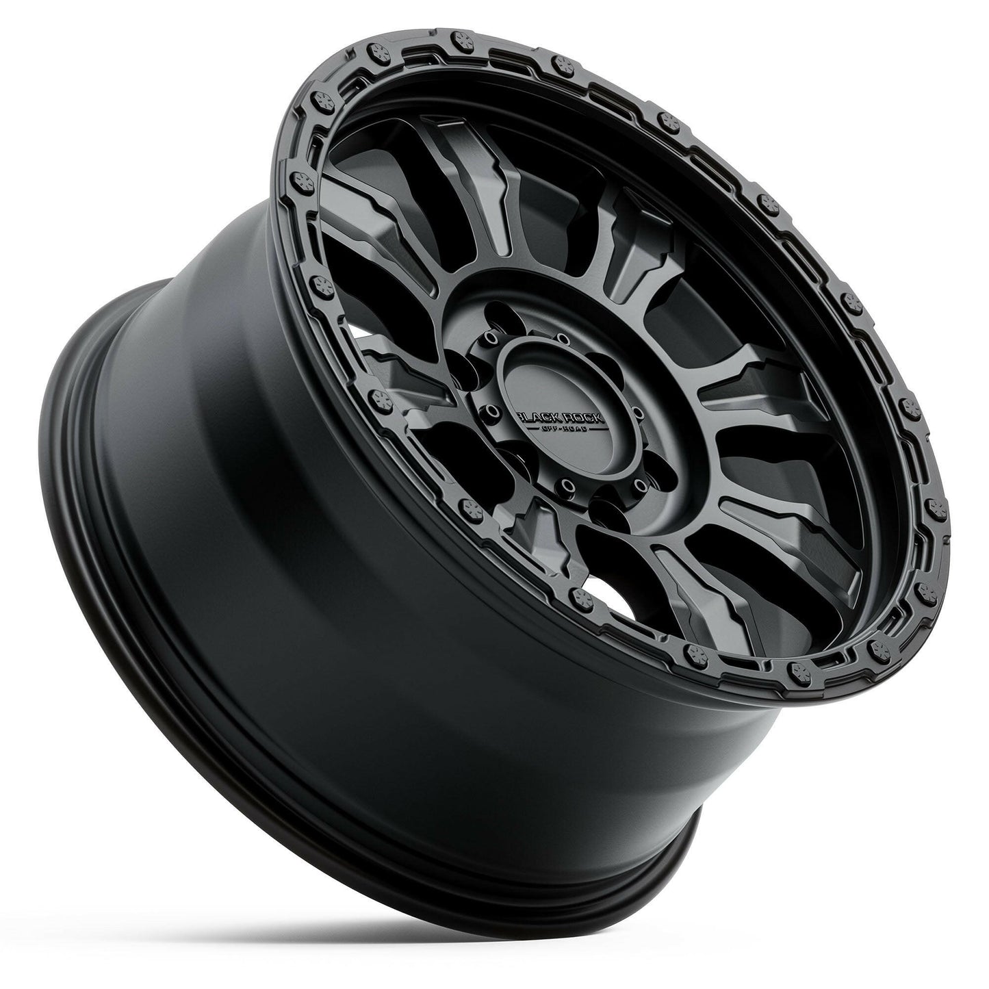 BLACK ROCK VENTURE SATIN BLACK 17X8.5.