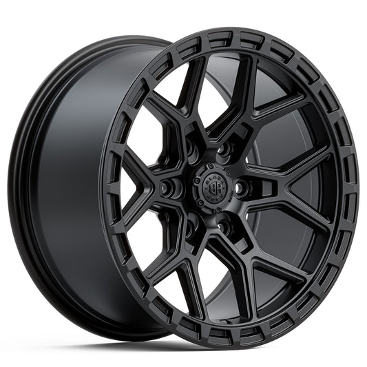BLACK ROCK VIPER SATIN BLACK 17X9 6X139.7
