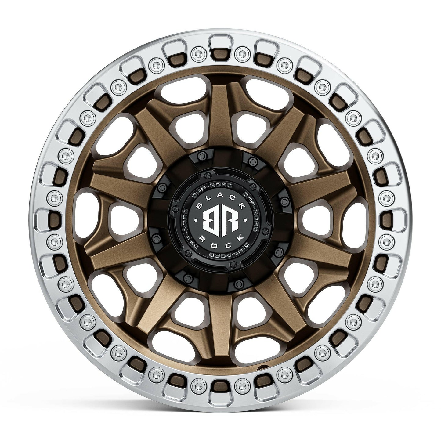 BLACK ROCK CAGE BEADLOCK DARK BRONZE 17X9.