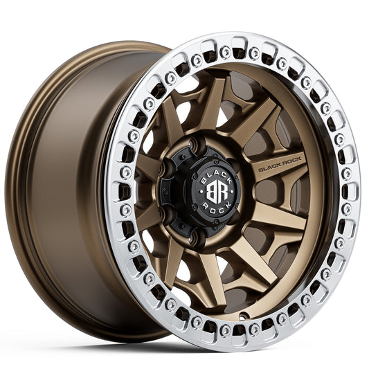 BLACK ROCK CAGE BEADLOCK DARK BRONZE 17X9 6X139.7