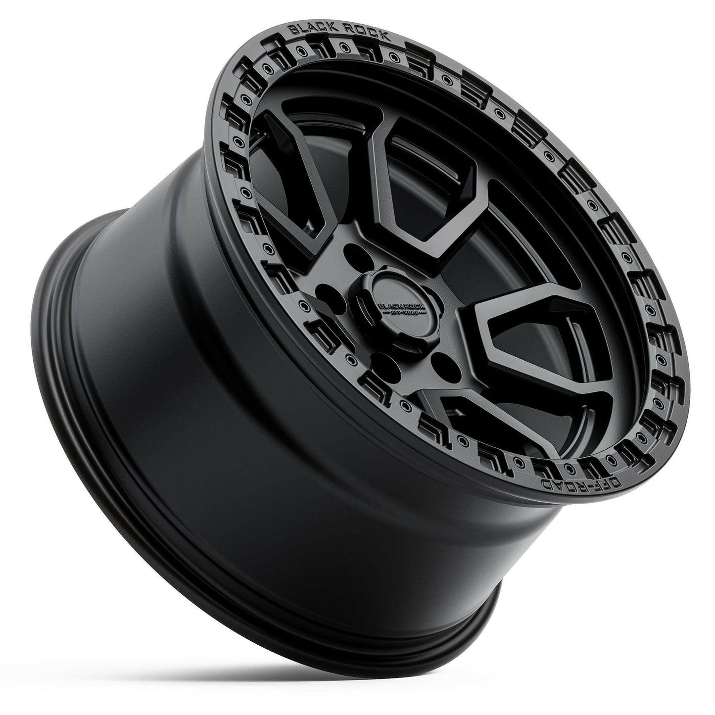BLACK ROCK COBRA 5S SATIN BLACK 17X9.