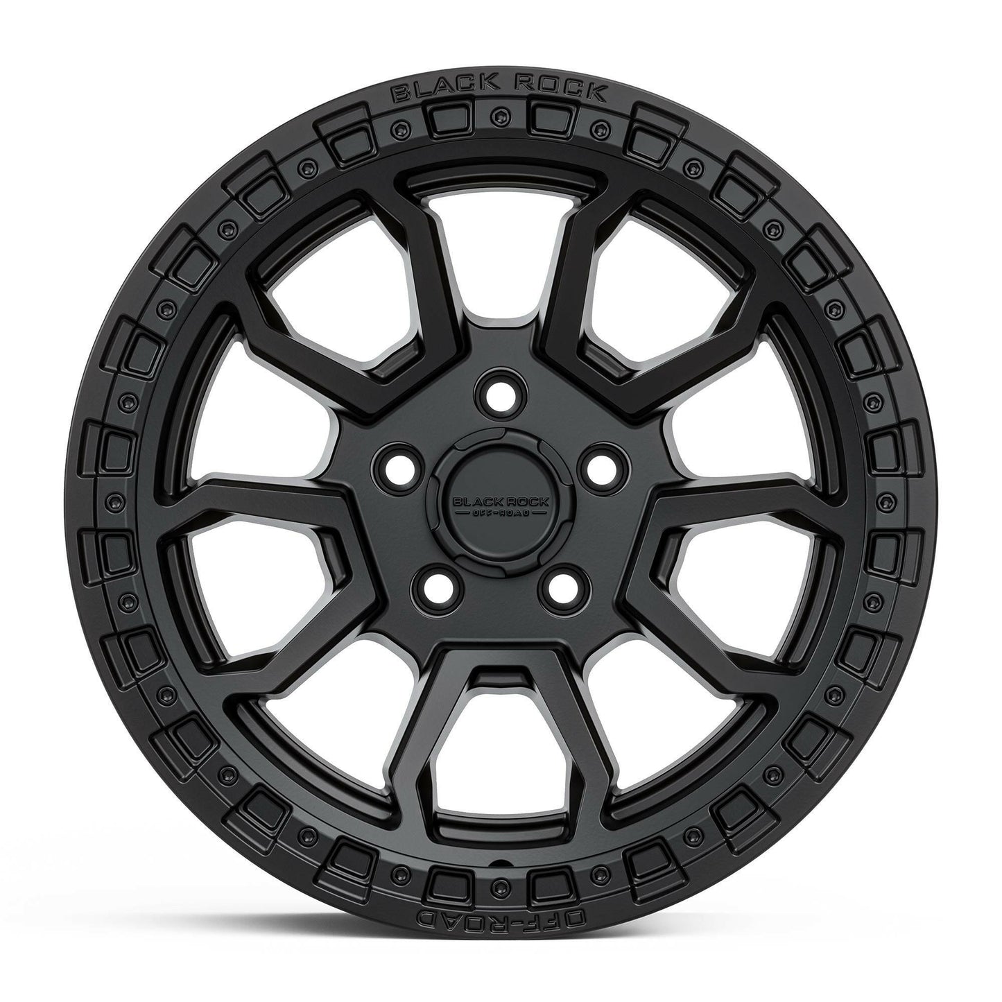 BLACK ROCK COBRA 5S SATIN BLACK 17X9.