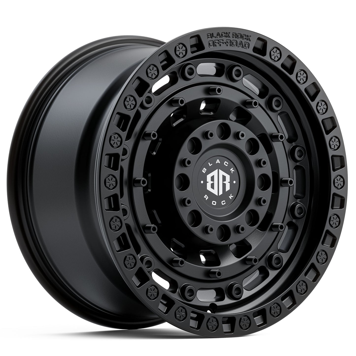 BLACK ROCK MILITARY SATIN BLACK 20X9 6X139.7