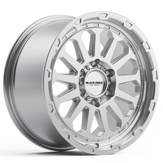 BLACK ROCK PRIME HYPER SILVER 18X9 6X139.7