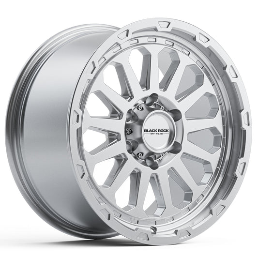 BLACK ROCK PRIME HYPER SILVER 20X9 6X139.7