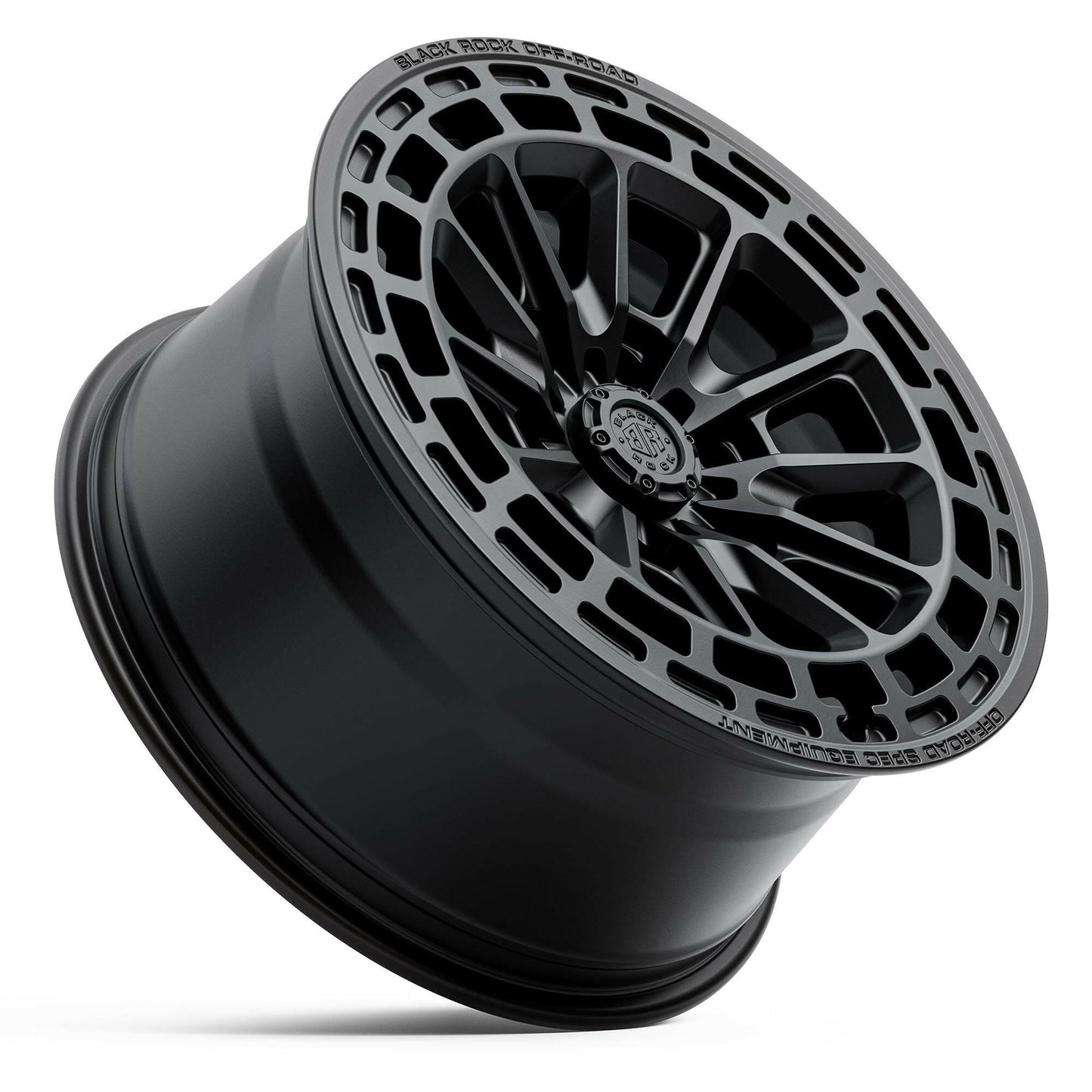 BLACK ROCK VORTEX SATIN BLACK 17X8.5.