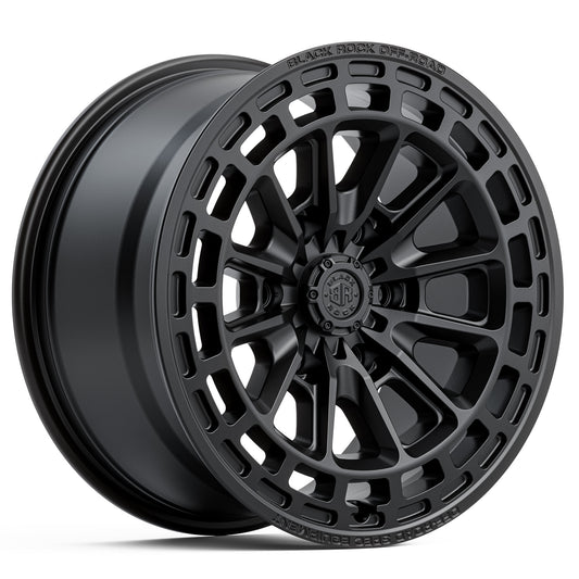 BLACK ROCK VORTEX SATIN BLACK 17X8.5 6X139.7