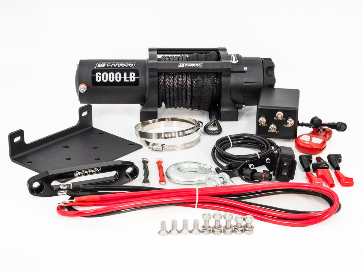 Carbon Offroad 6000lb ATV/Small 4X4 Winch 24V - CW - XD6 - 24V 7