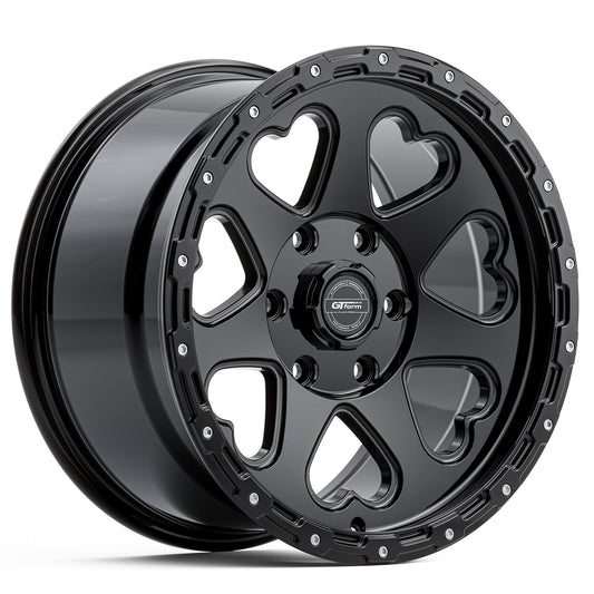 GT FORM HEARTS SUV GLOSS BLACK 17X9 6X139.7