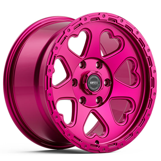 GT FORM HEARTS SUV HOT PINK 17X9 6X139.7