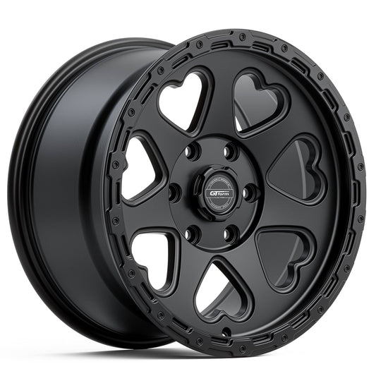 GT FORM HEARTS SUV SATIN BLACK 17X9 6X139.7