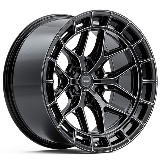 GT FORM GFS10 GLOSS BLACK MILLED 20X10 6X139.7