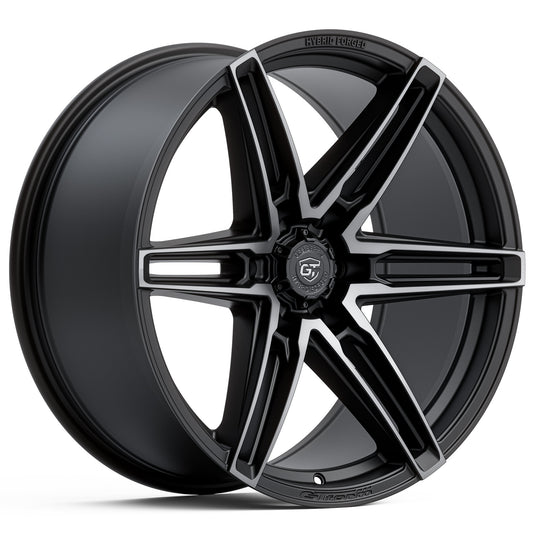 GT FORM GFS2 HYBRID FORGED MATTE BLACK WITH GREY TINT 20X9.5 6X139.7
