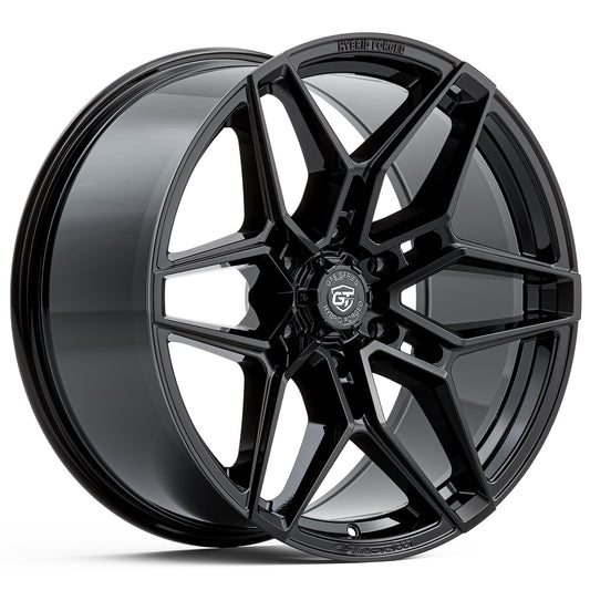GT FORM GFS3 HYBRID FORGED GLOSS BLACK 20X9.5 6X139.7