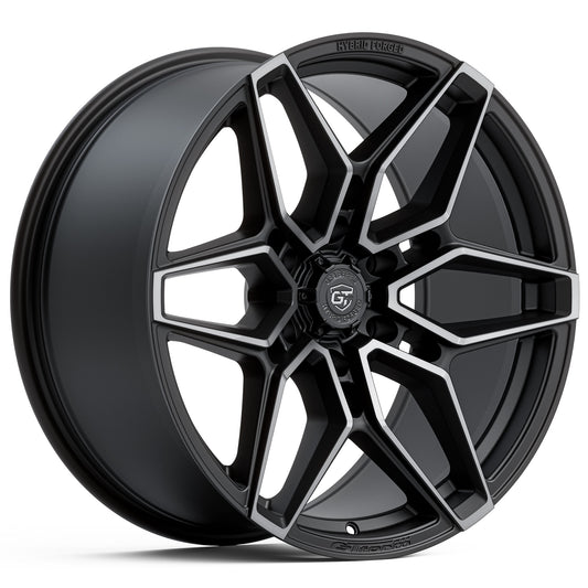 GT FORM GFS3 HYBRID FORGED MATTE BLACK WITH GREY TINT 20X9.5 6X139.7