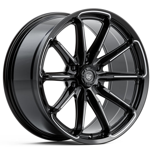 GT FORM GFS6 GLOSS BLACK MILLED 20X9 6X139.7