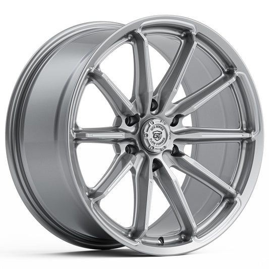 GT FORM GFS6 GLOSS SILVER MILLED 20X9 6X139.7