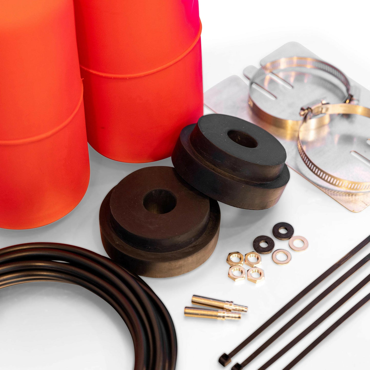 PolyAir Red Series Airbag Kit - 2" Raised for SsangYong Musso (Coil).