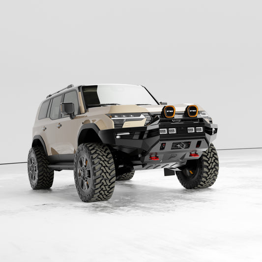 PEAK GX1 Hustler Bull Bar for Lexus GX550 | Dakar - Type X EVO