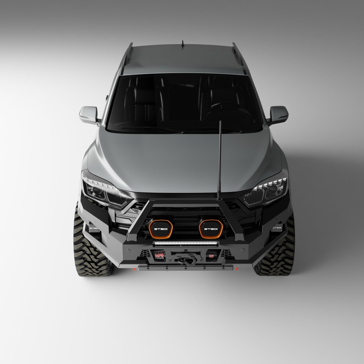 PEAK M1 NightHawk Steel Bull Bar For KGM SsangYong Musso (Single Loop)