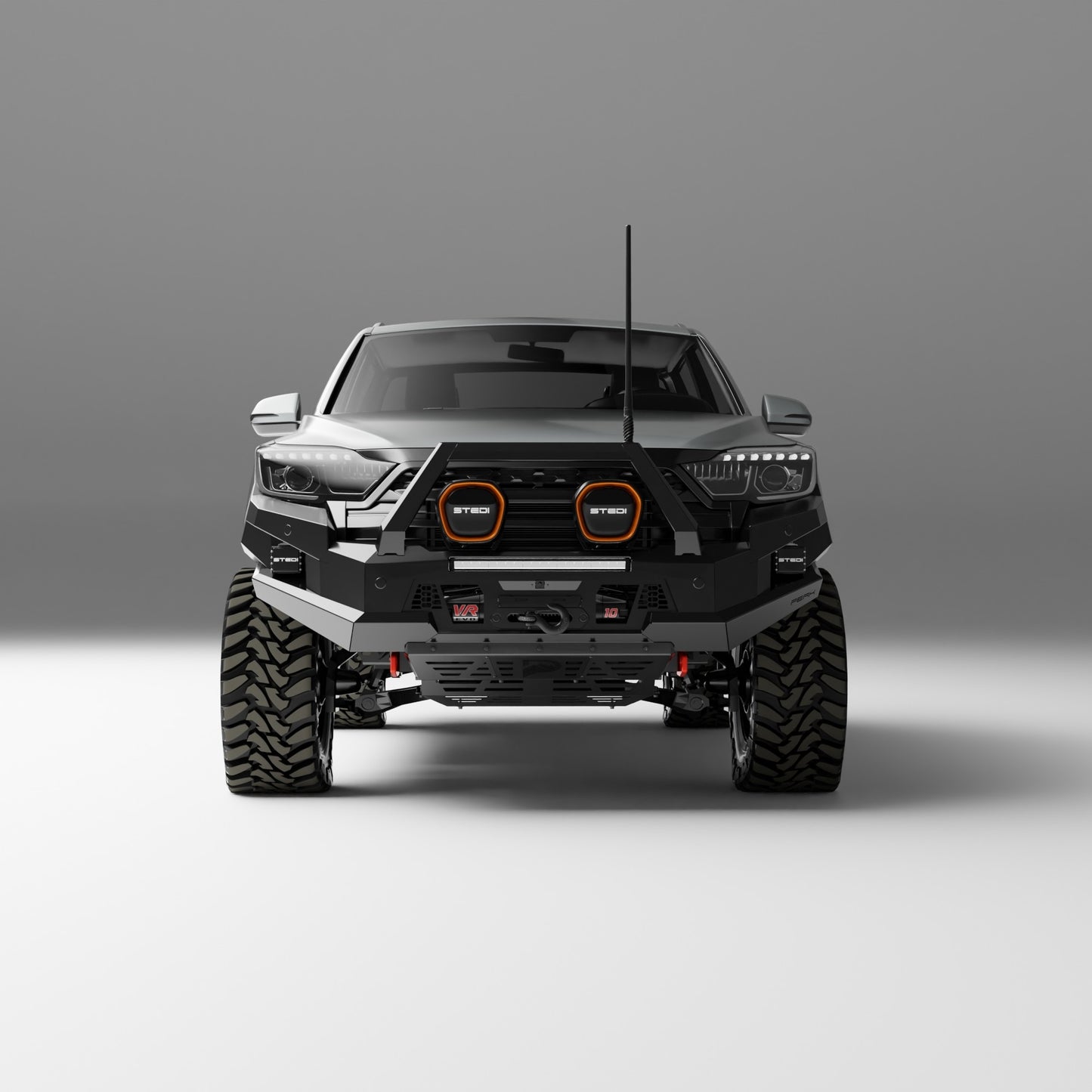 PEAK M1 NightHawk Steel Bull Bar For KGM SsangYong Musso (Single Loop)