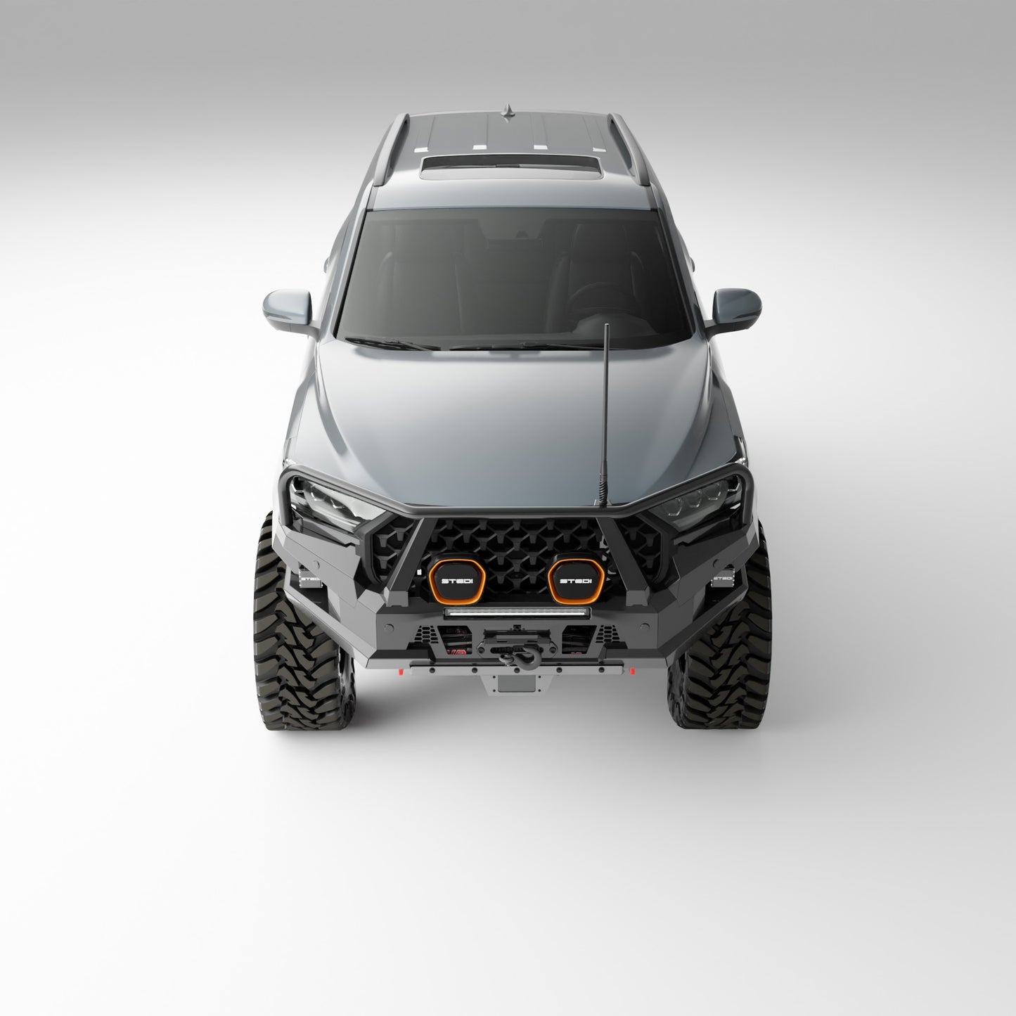 PEAK R1 NightHawk Steel Bull Bar For KGM SsangYong Rexton (Triple Loop)