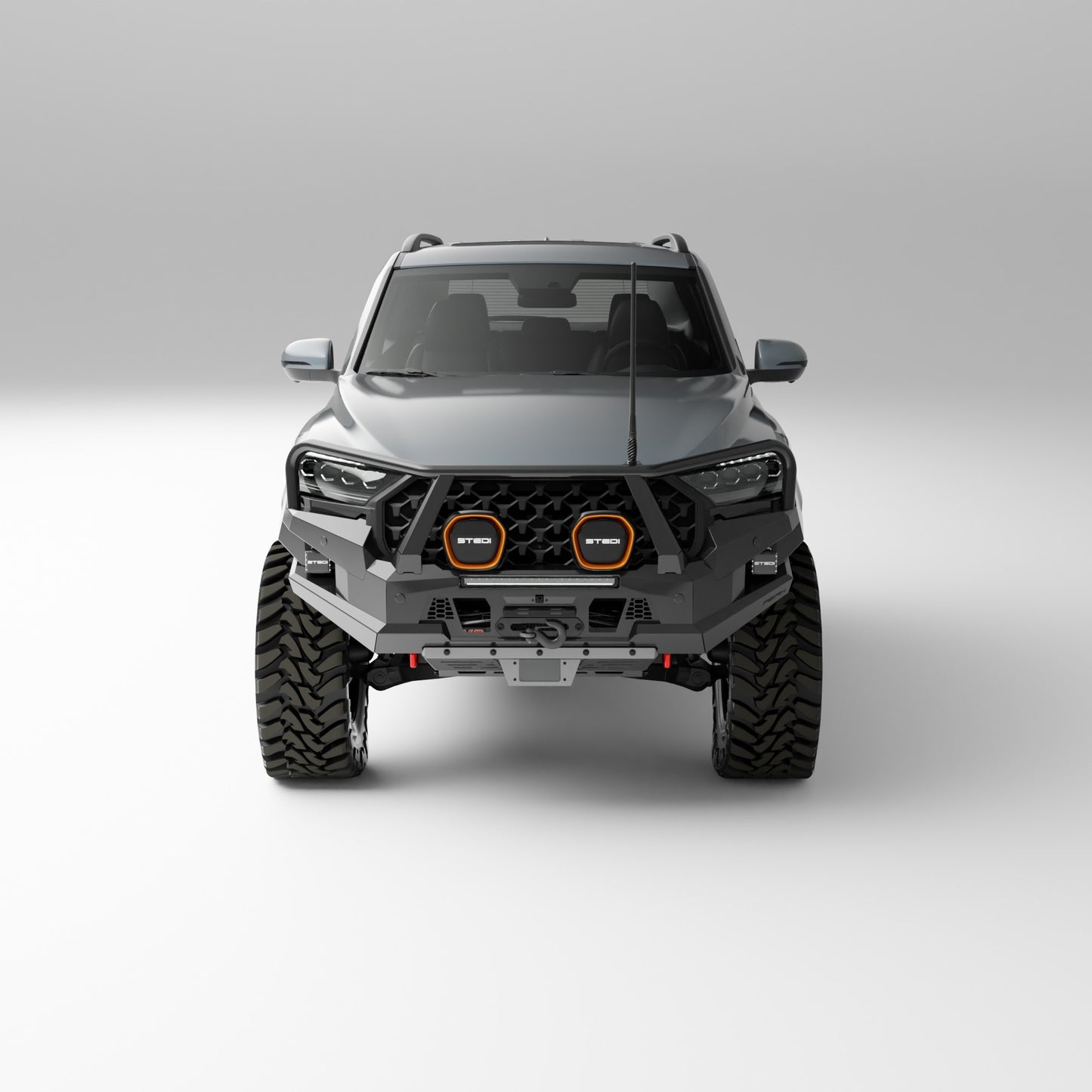 PEAK R1 NightHawk Steel Bull Bar For KGM SsangYong Rexton (Triple Loop)