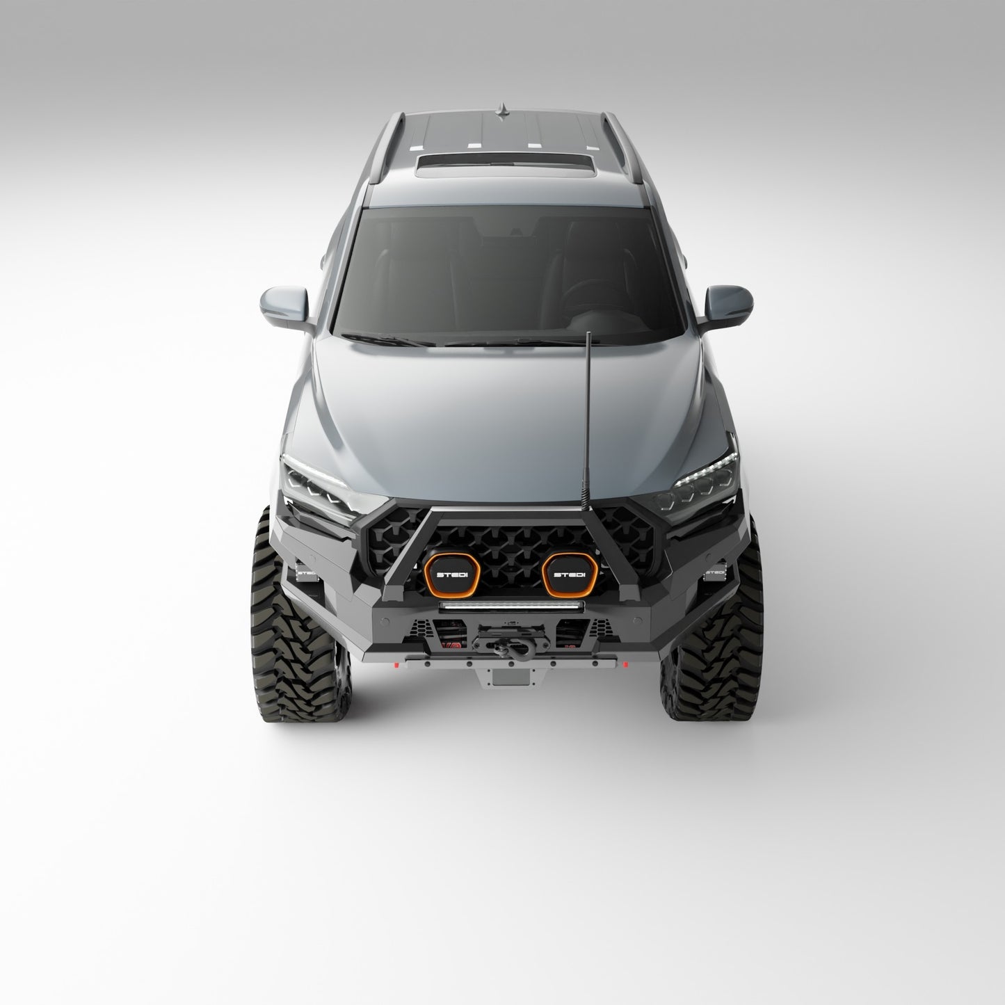 PEAK R1 NightHawk Steel Bull Bar For KGM SsangYong Rexton (Single Loop)