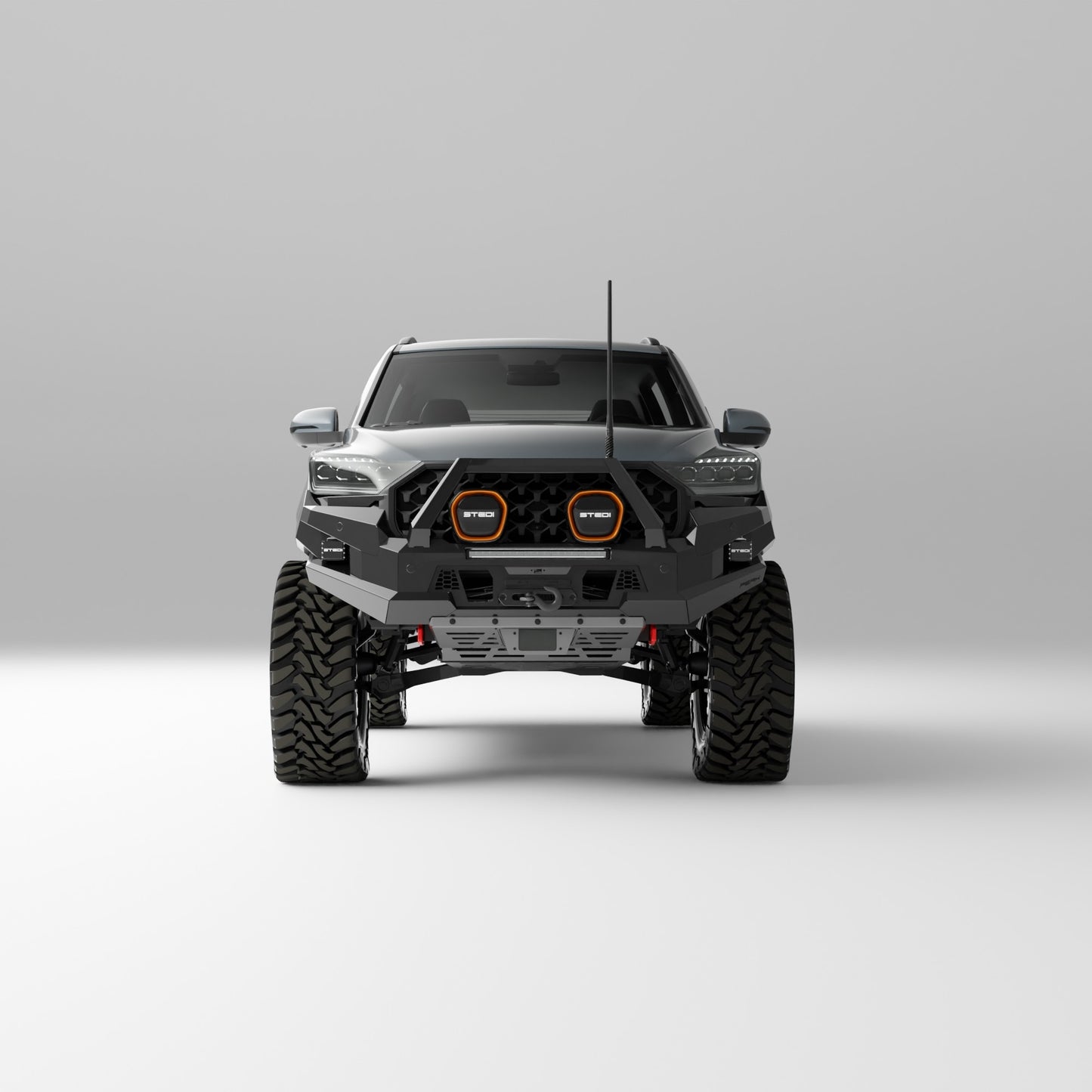 PEAK R1 NightHawk Steel Bull Bar For KGM SsangYong Rexton (Single Loop)