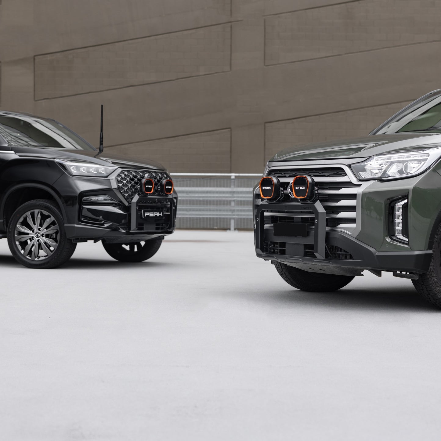 PEAK Steel Nudge Bar For KGM SsangYong Musso