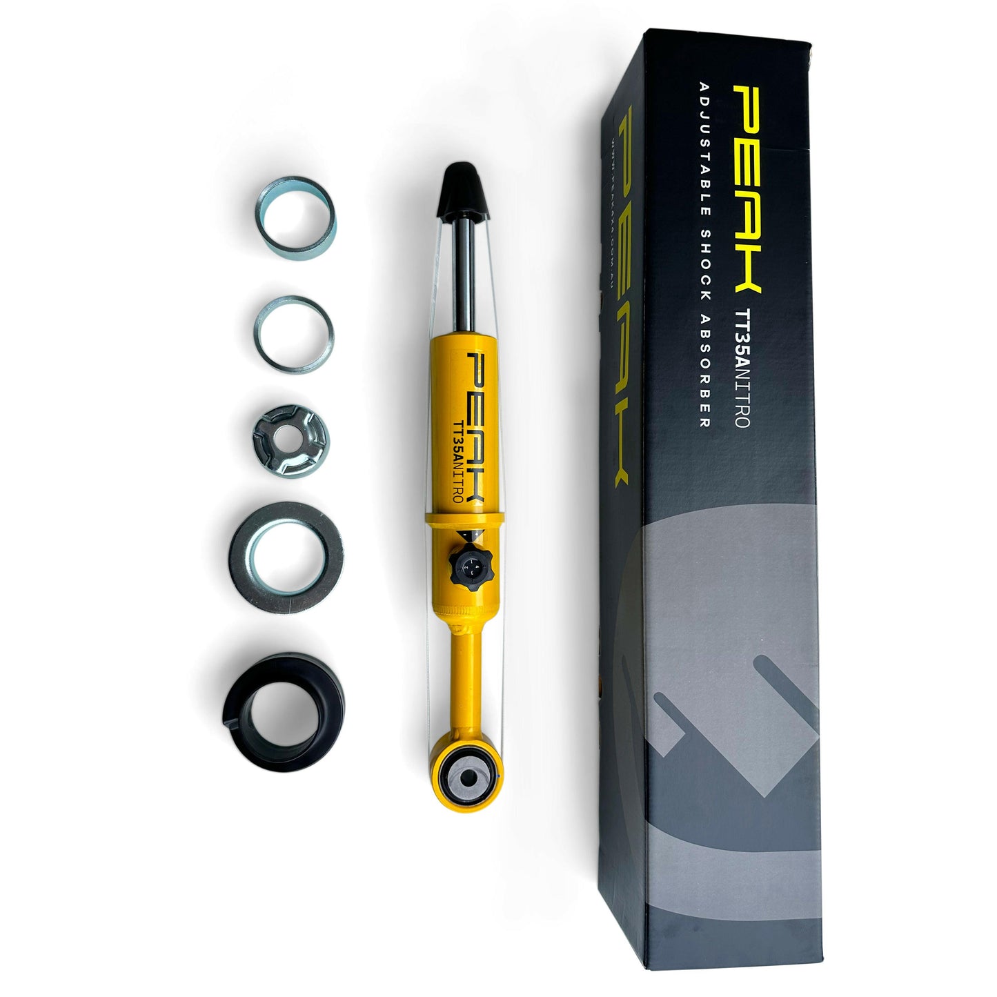 PEAK TT35A Nitro 4 Step Adjustable Shock Absorber FRONT (Each).