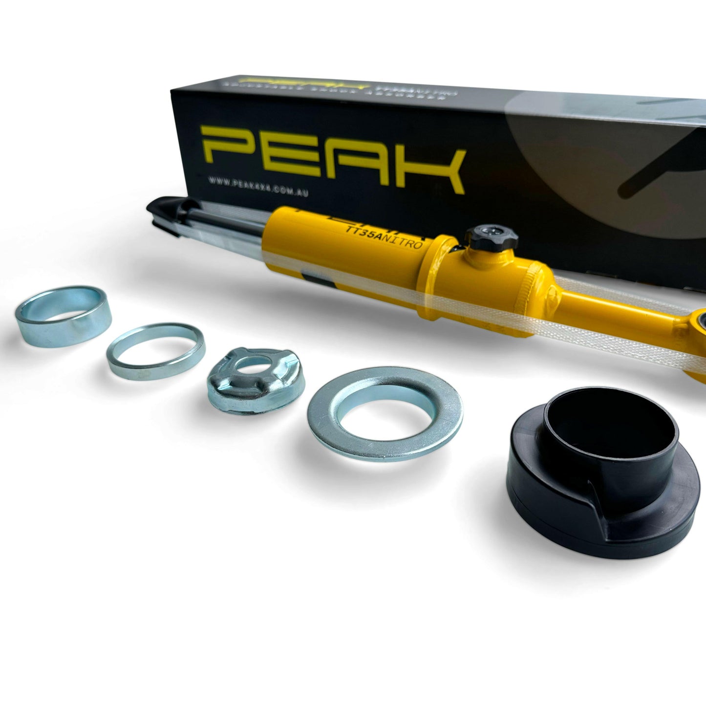 PEAK TT35A Nitro 4 Step Adjustable Shock Absorber FRONT (Each).