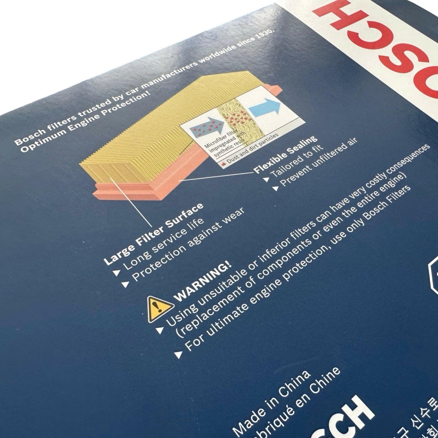 Air Filter for SsangYong Musso & Rexton (Bosch).