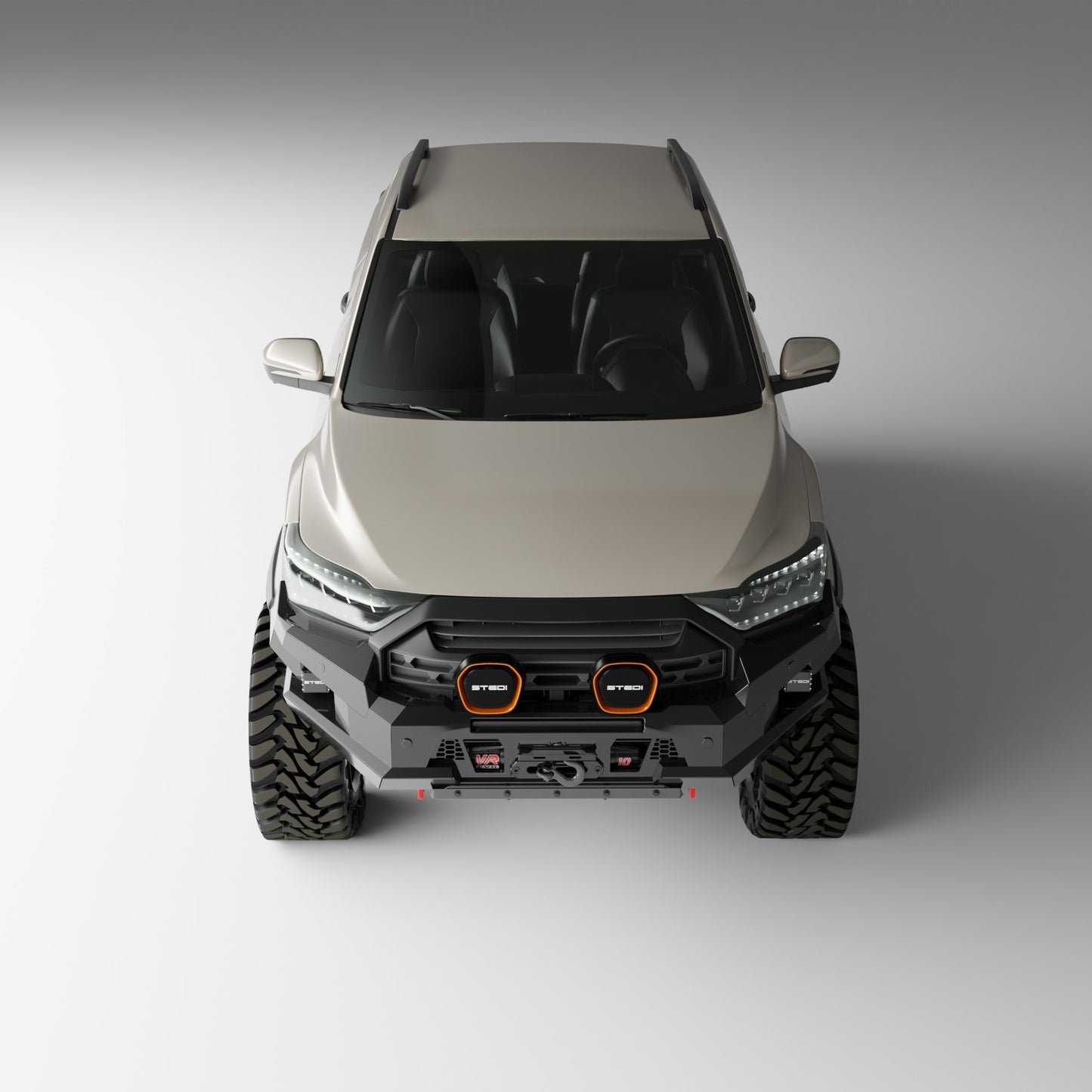 PEAK R1 NightHawk Steel Bull Bar For KGM SsangYong Musso Ultimate 2025+ (No Loop)