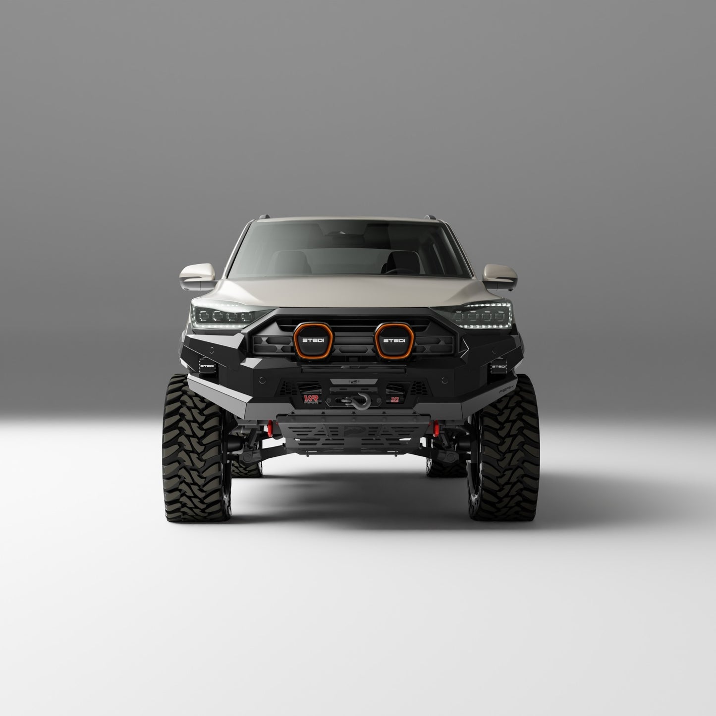 PEAK R1 NightHawk Steel Bull Bar For KGM SsangYong Musso Ultimate 2025+ (No Loop)