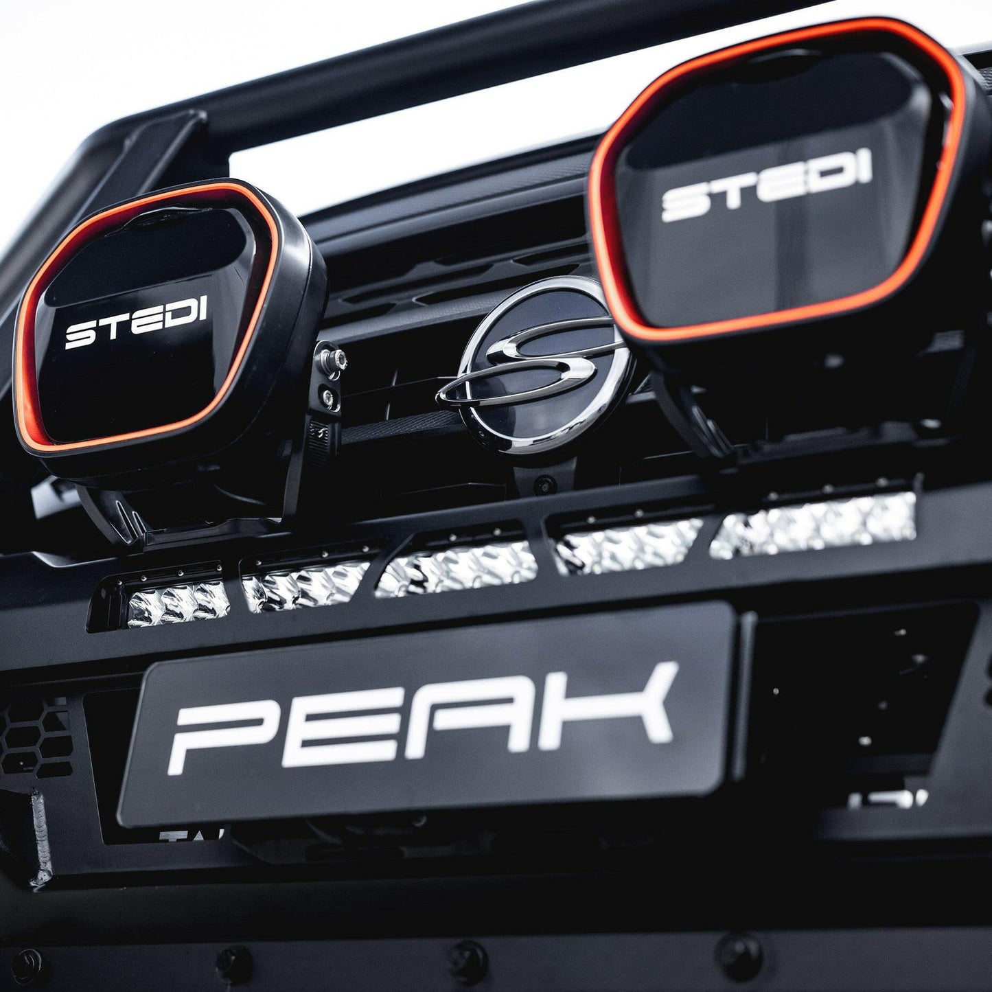 PEAK M1 NightHawk Steel Bull Bar For SsangYong Musso (Triple Loop).