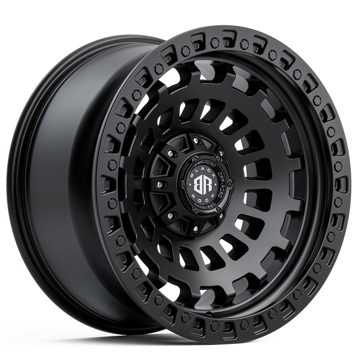 Black Rock Hex Satin Black 20x10 6x139.7 wheel for Toyota Prado 250 and Lexus GX550