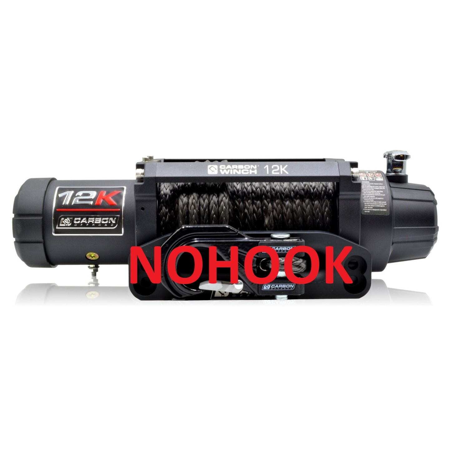 Carbon 12K - 12000lb Winch V3 - BYO Hook