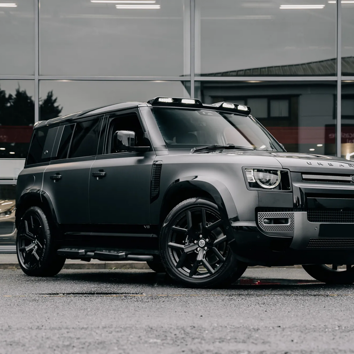 Gloss Black Wheel Arch Flares for Land Rover Defender 110 (L663), view 19
