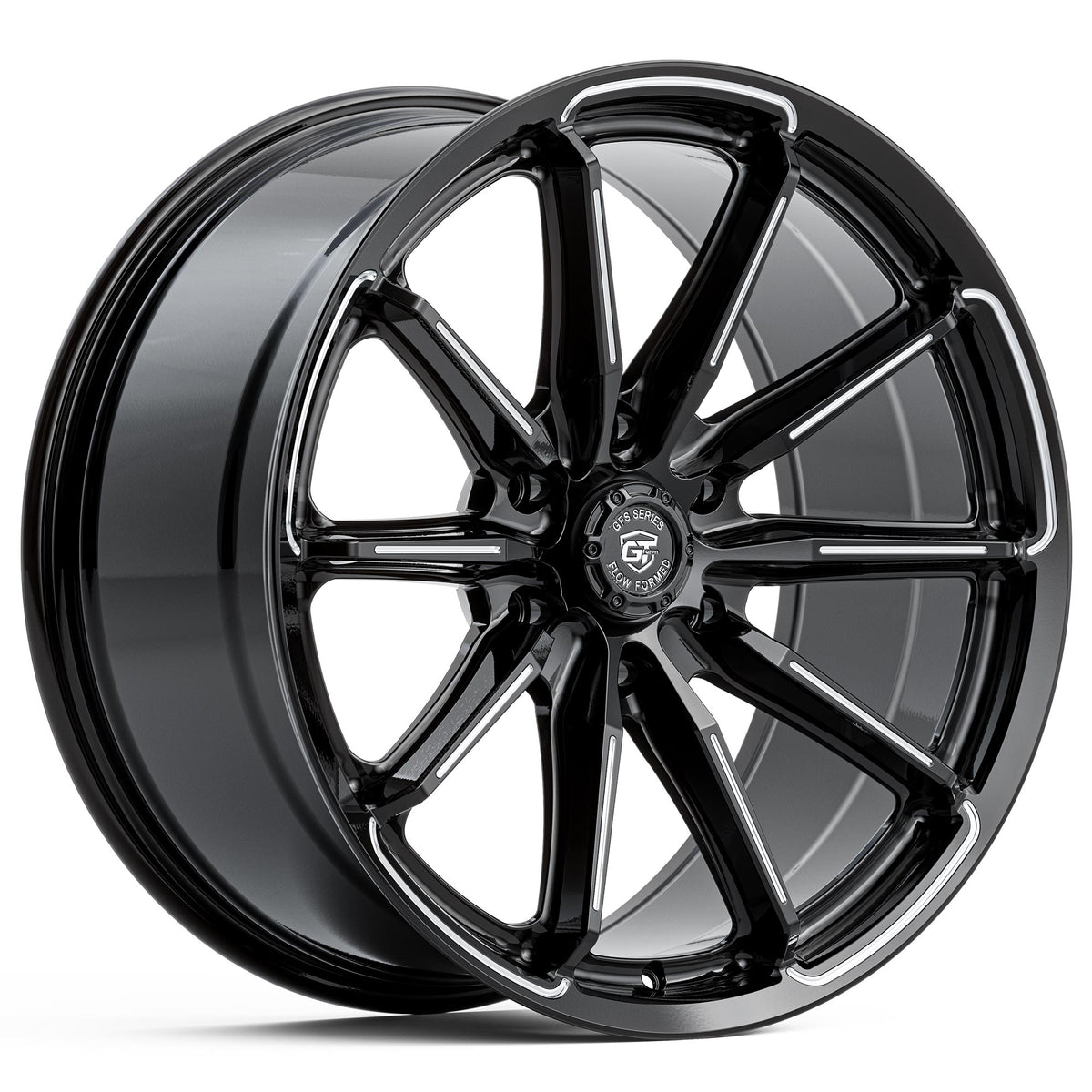 GT Form GFS6 Gloss Black Milled 20x9 6x139.7 wheel for Toyota Prado 250 and Lexus GX550
