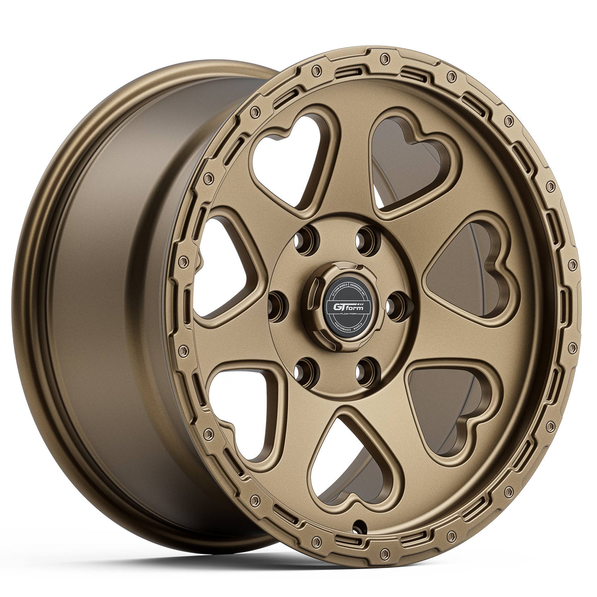 GT Form Hearts SUV Highland Bronze 17x9 6x139.7 wheel for Toyota Prado 250 and Lexus GX550