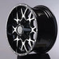 17" Sugar Ray 829 Granabe Polished Black Lip Wheels for Musso & Rexton.