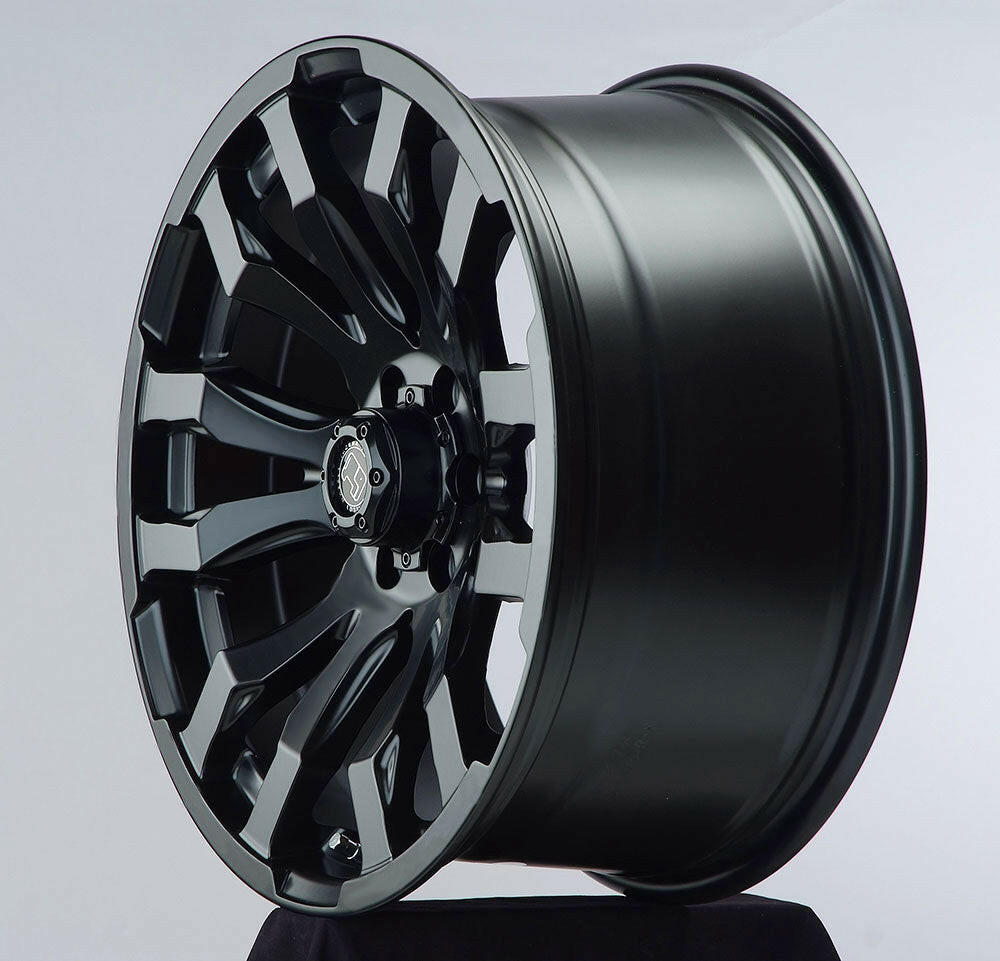18" Sugar Ray 0215 Gloss Black Wheels for Musso & Rexton.