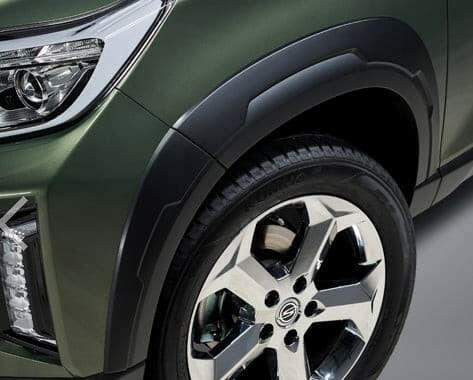 Genuine SsangYong Musso Wheel Arch Flares Set (Facelift).