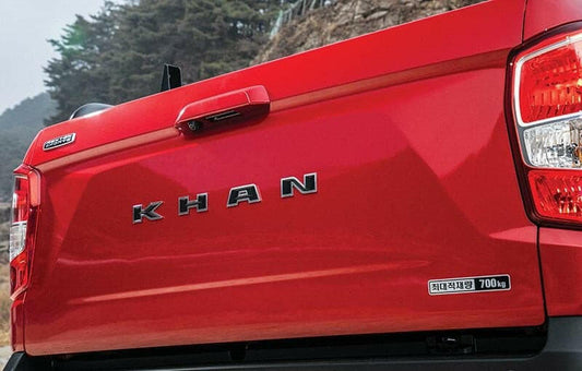 Genuine Ssangyong Rear 'KHAN' Emblem.